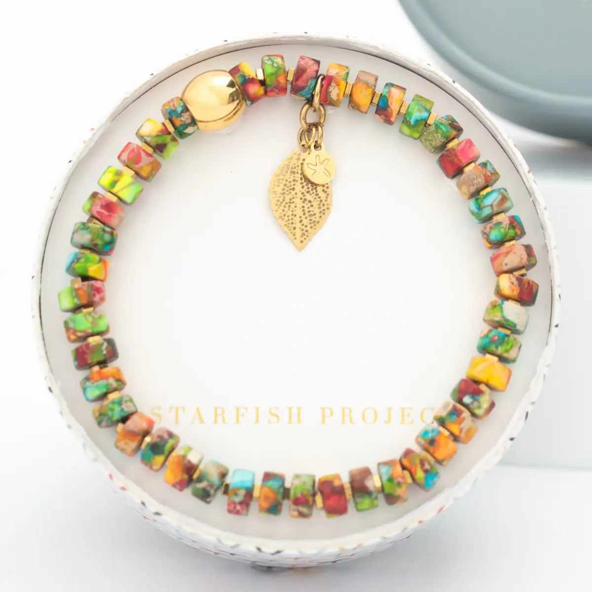 Sedona Stone Beads Stretch Bracelet - Starfish Project