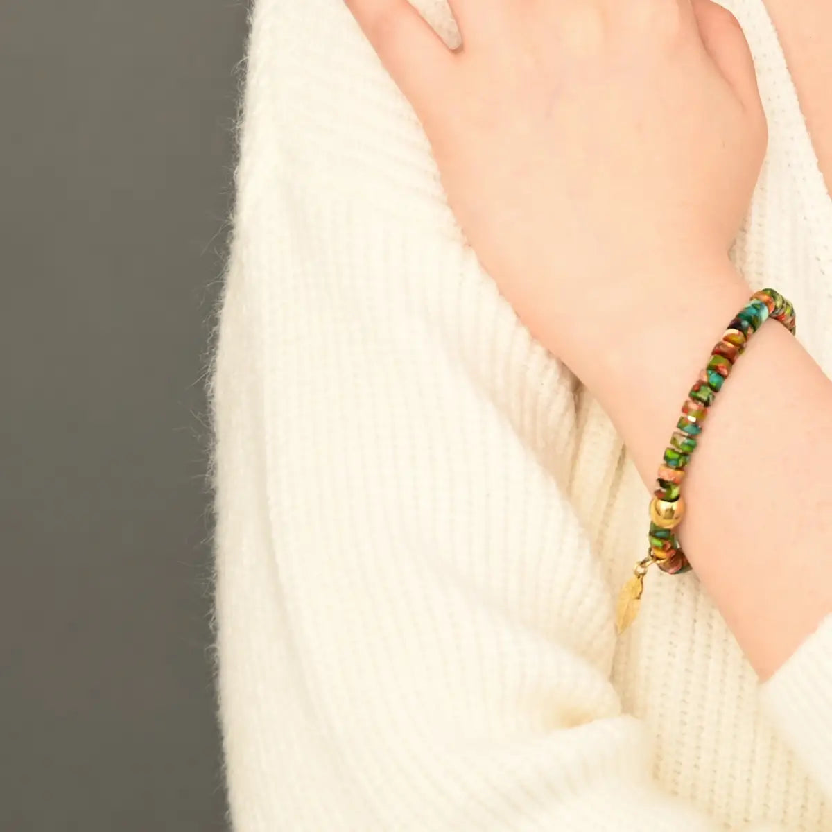 Sedona Stone Beads Stretch Bracelet - Starfish Project