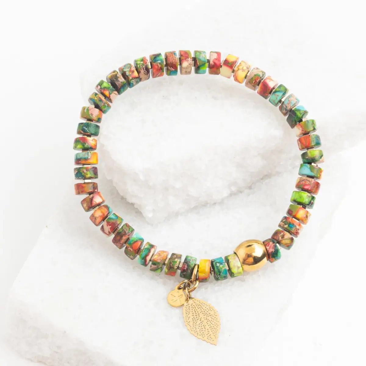 Sedona Stone Beads Stretch Bracelet - Starfish Project