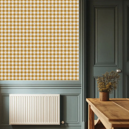 Selma Wallpaper - Gingham Check - by Annalee Beck - Loomwell Home Goods