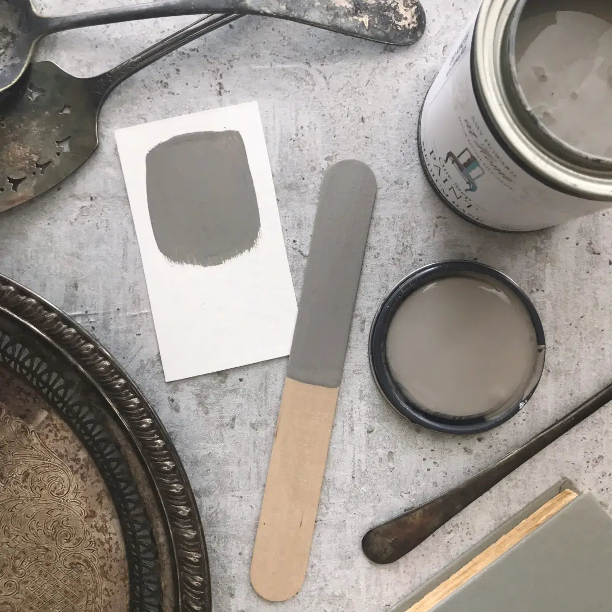 Selznick Grey - One Step Paint - 4oz Sample - Amy Howard At Home
