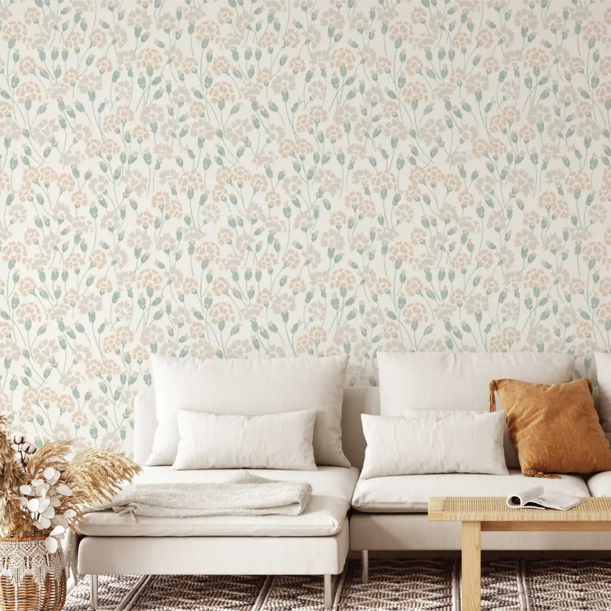 Seneca Wallpaper - Cornflower Field - by Hufton Studio - Loomwell Home Goods