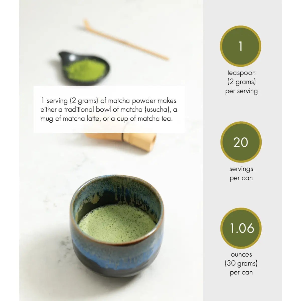 Senjunomukashi Ceremonial Matcha Tea - Thick Grade - Loose / 30 g. Tin - Harney & Sons Fine Teas