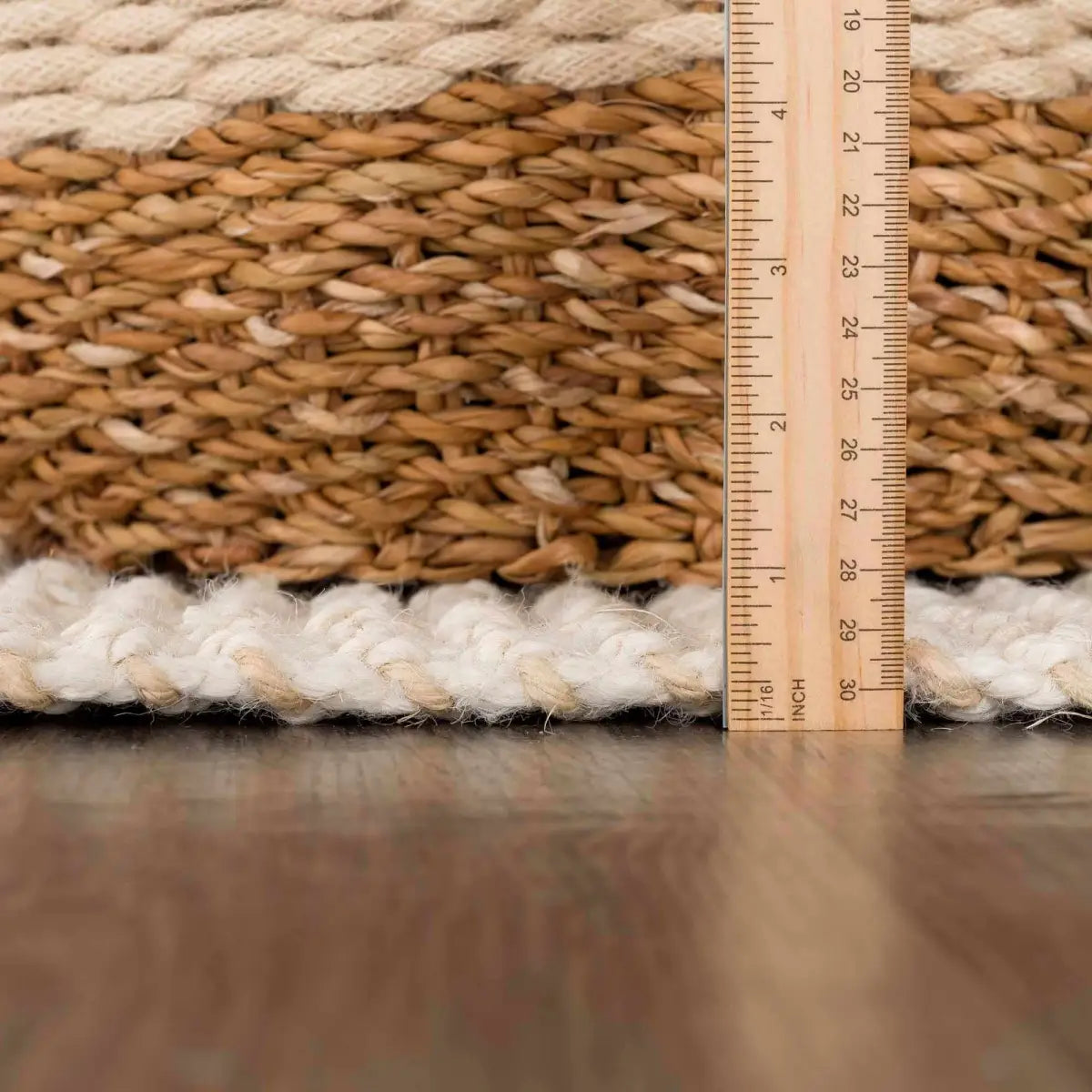 Senneterre Bleached Jute Rug - Boutique Rugs