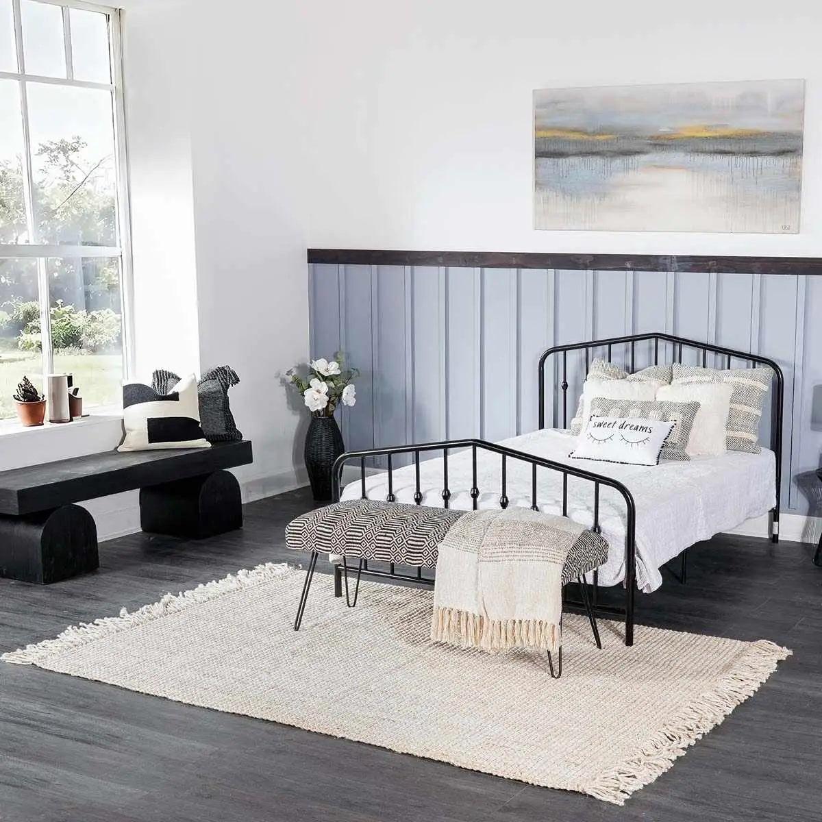 Senneterre Bleached Jute Rug - Boutique Rugs