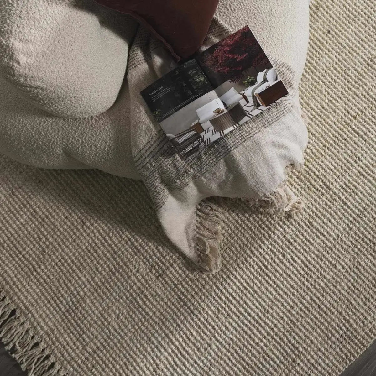 Senneterre Bleached Jute Rug - Boutique Rugs