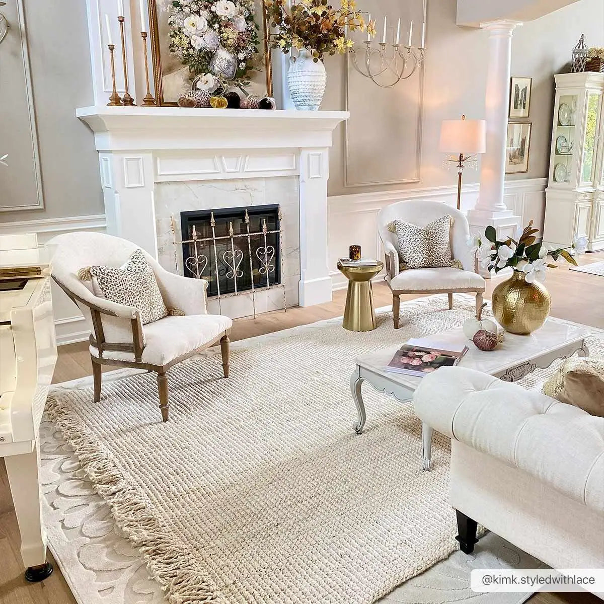 Senneterre Bleached Jute Rug - Boutique Rugs