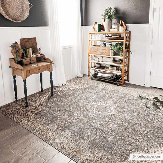 Seok Washable Area Rug - 7’10’’ x 10’ Rectangle - Boutique Rugs