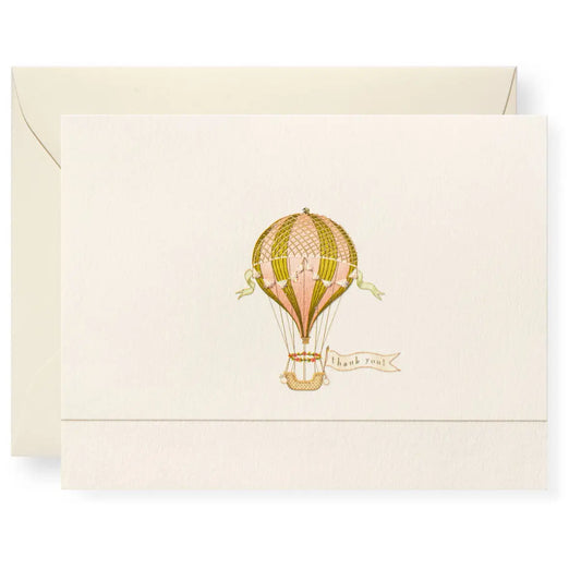 Note Card - Hot Air Balloon - Karen Adams Designs