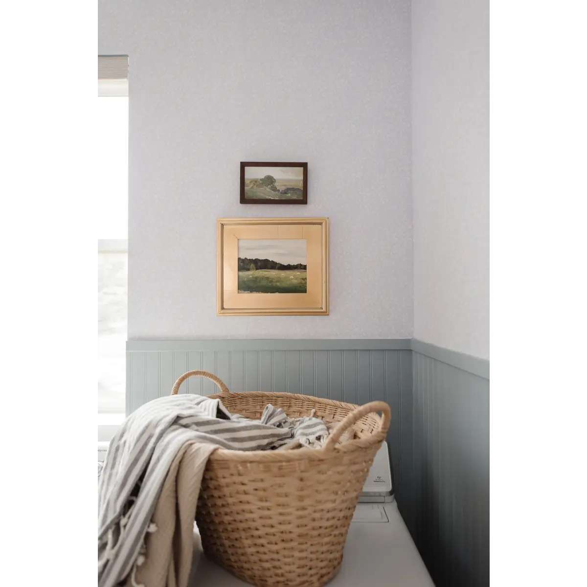 Serena Wallpaper - Calming Leaves - by Melissa Johnson Design - Loomwell Home Goods