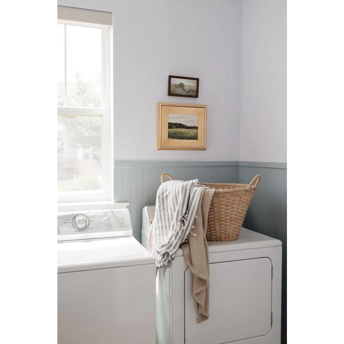 Serena Wallpaper - Calming Leaves - by Melissa Johnson Design - Loomwell Home Goods