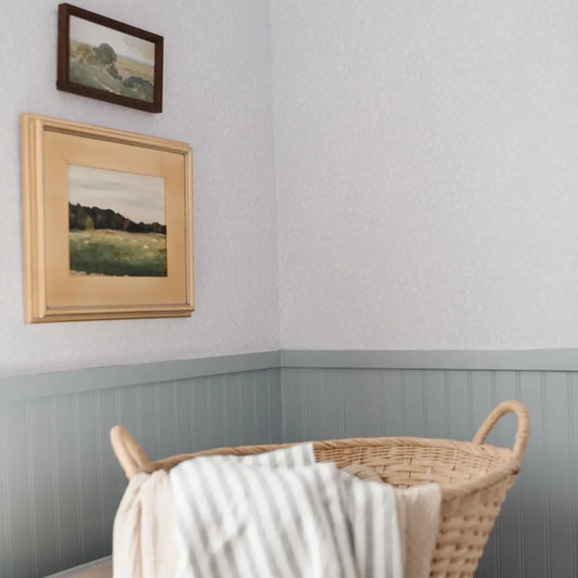 Serena Wallpaper - Calming Leaves - by Melissa Johnson Design - Loomwell Home Goods