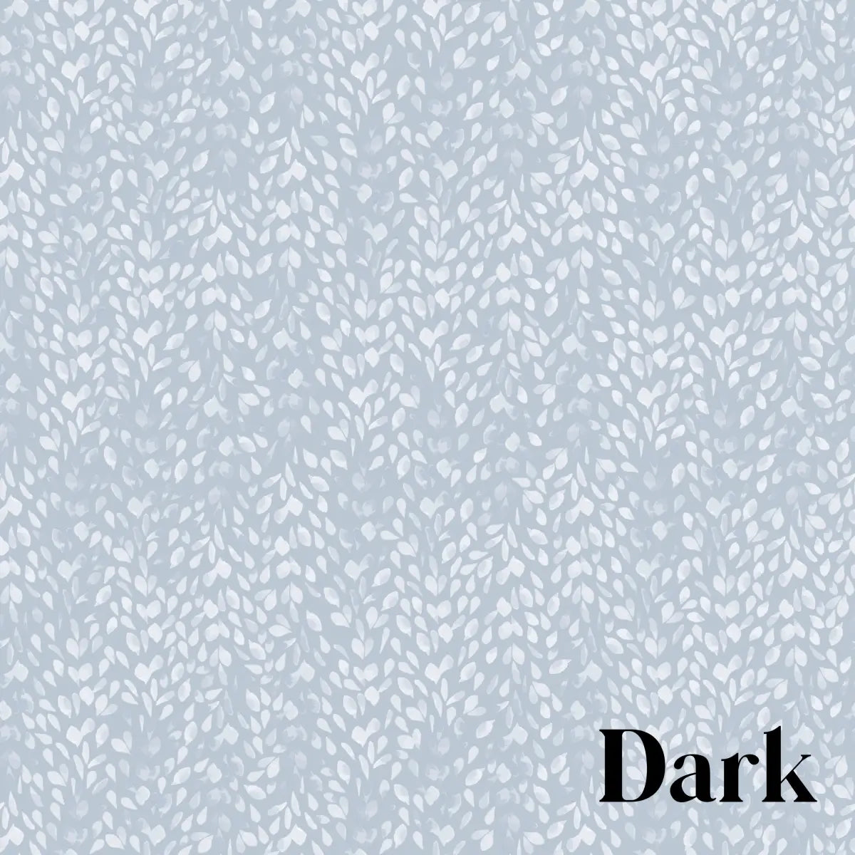 Serena Wallpaper - Calming Leaves - by Melissa Johnson Design - Sample 1 foot by 1 foot / Dark - Loomwell Home Goods