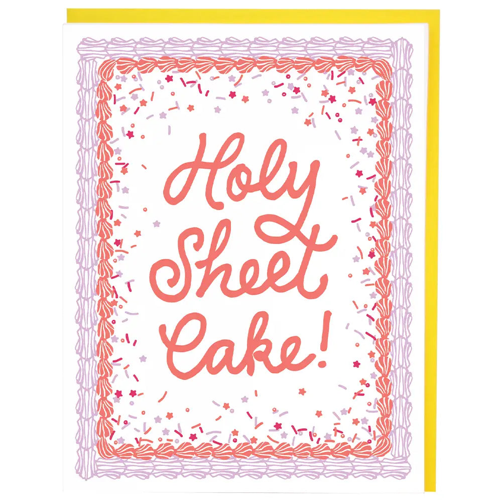 Birthday Card - Holy Sheet Cake - Smudge Ink
