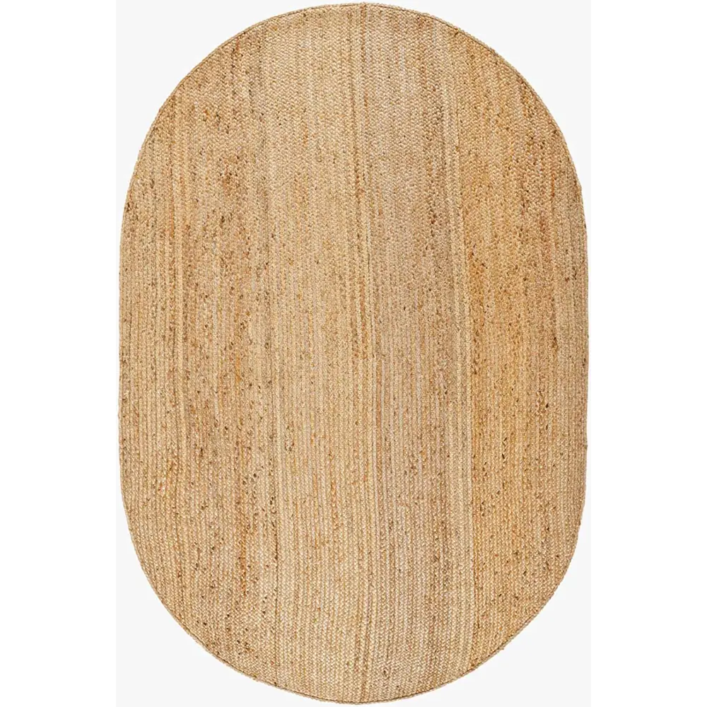 Shippagan Tan Jute Braided Rug - Boutique Rugs