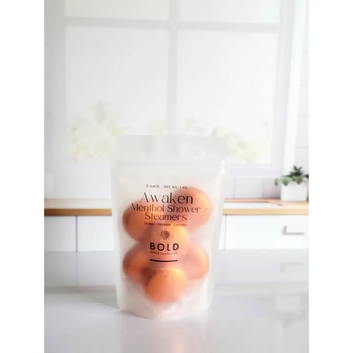 Shower Steamers – Awaken Energizing - Orange Lavender & Patchouli - 6 pack - Bold Space Candle Co.
