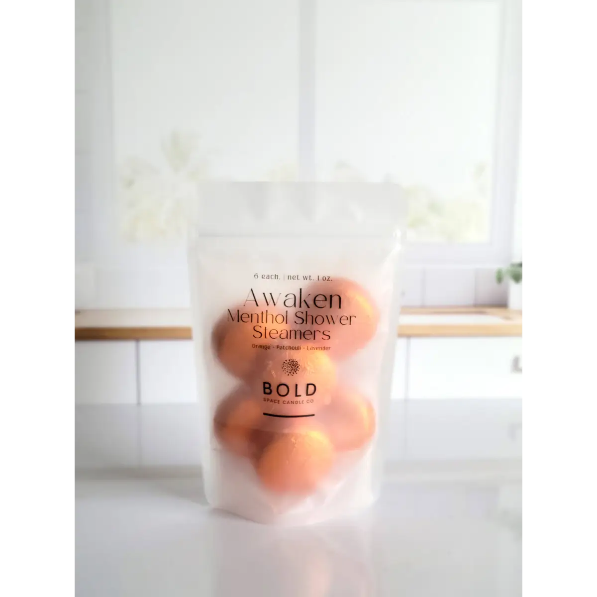 Shower Steamers – Awaken Energizing - Orange Lavender & Patchouli - 6 pack - Bold Space Candle Co.