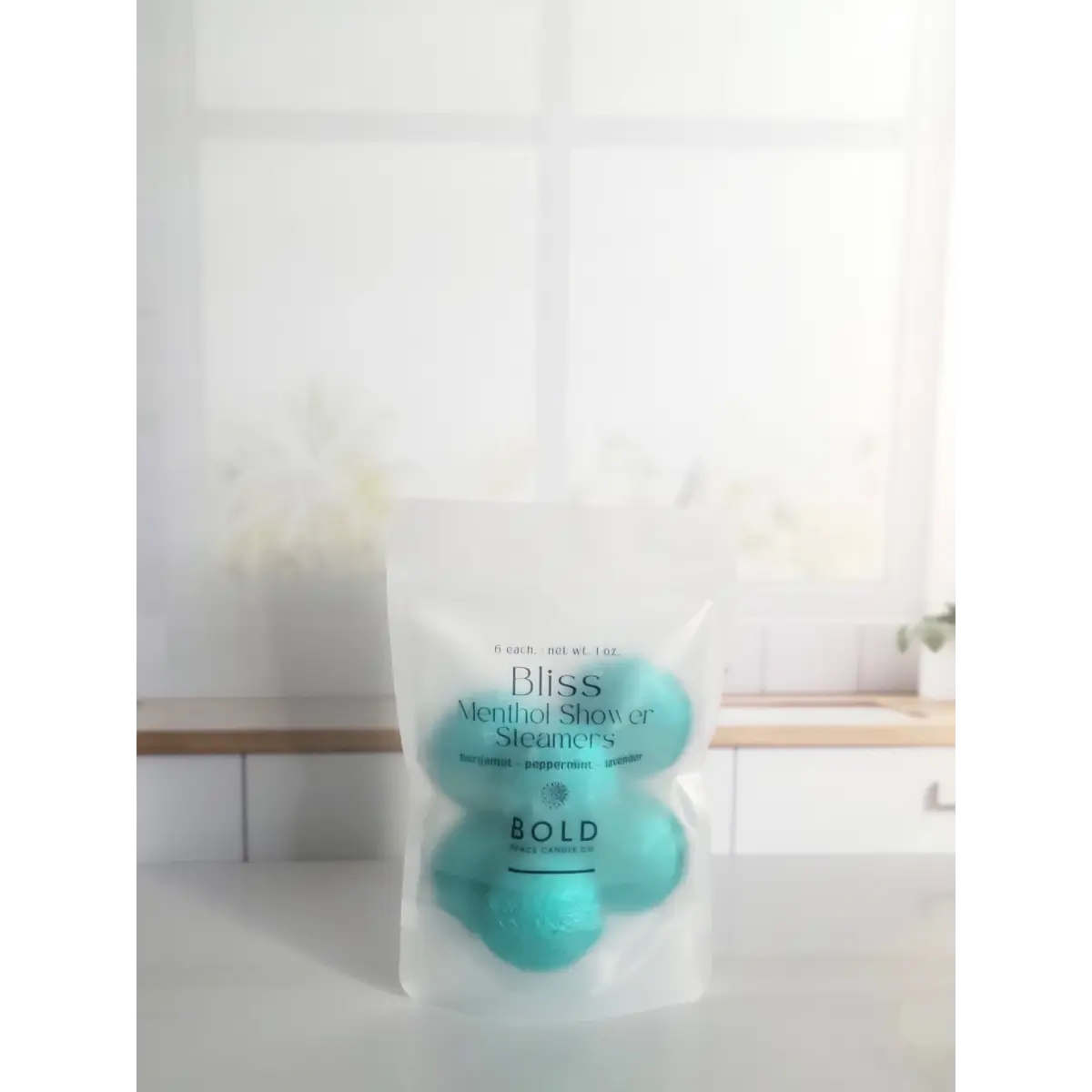 Shower Steamers - Bliss – Bergamot Peppermint & Lavender - 6 pack - Bold Space Candle Co.