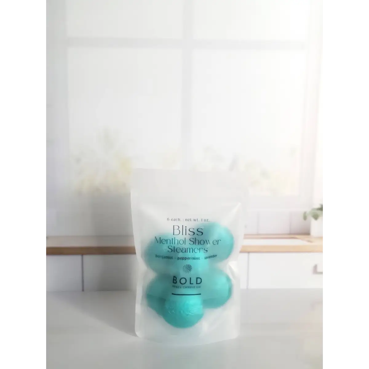 Shower Steamers - Bliss – Bergamot Peppermint & Lavender - 6 pack - Bold Space Candle Co.