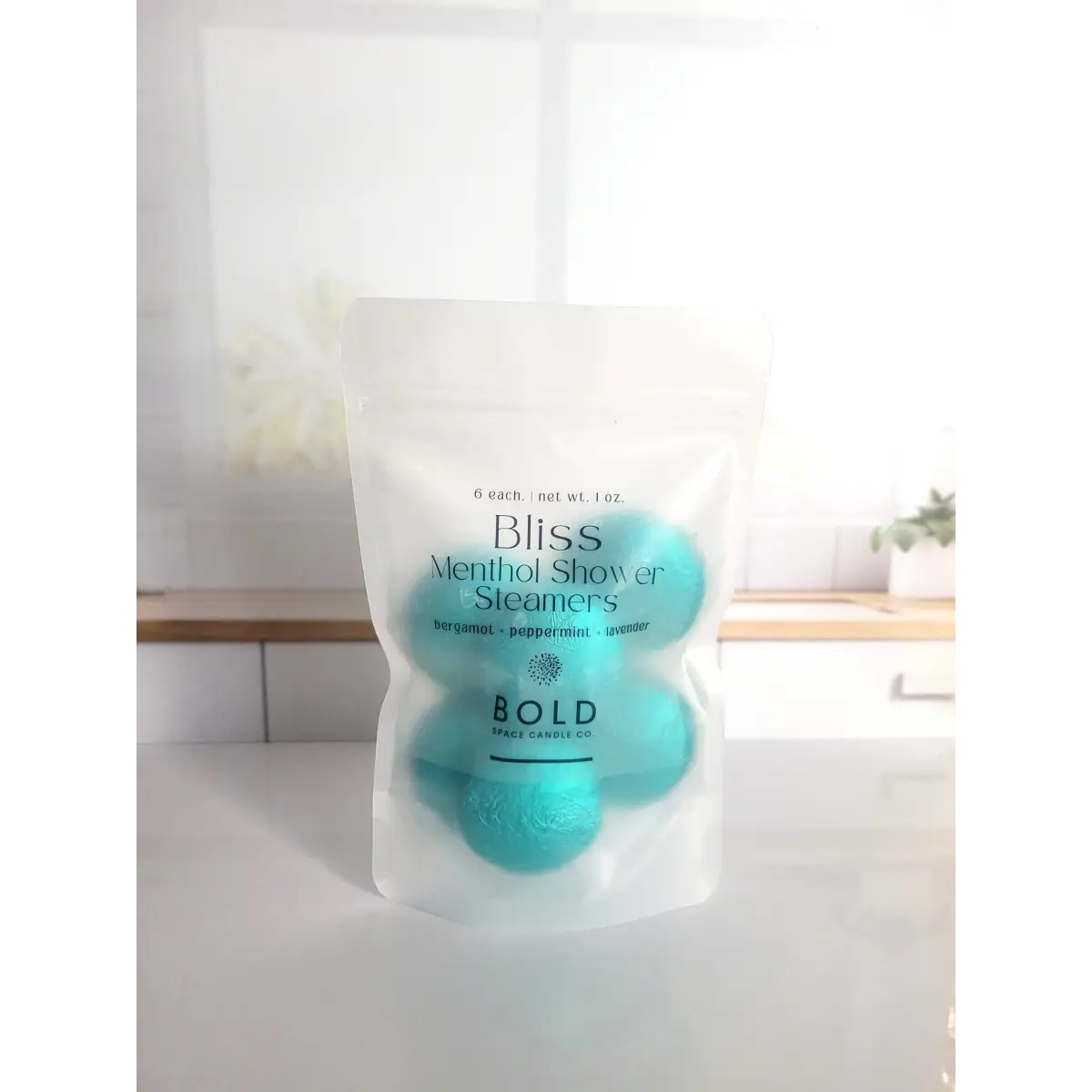 Shower Steamers - Bliss – Bergamot Peppermint & Lavender - 6 pack - Bold Space Candle Co.