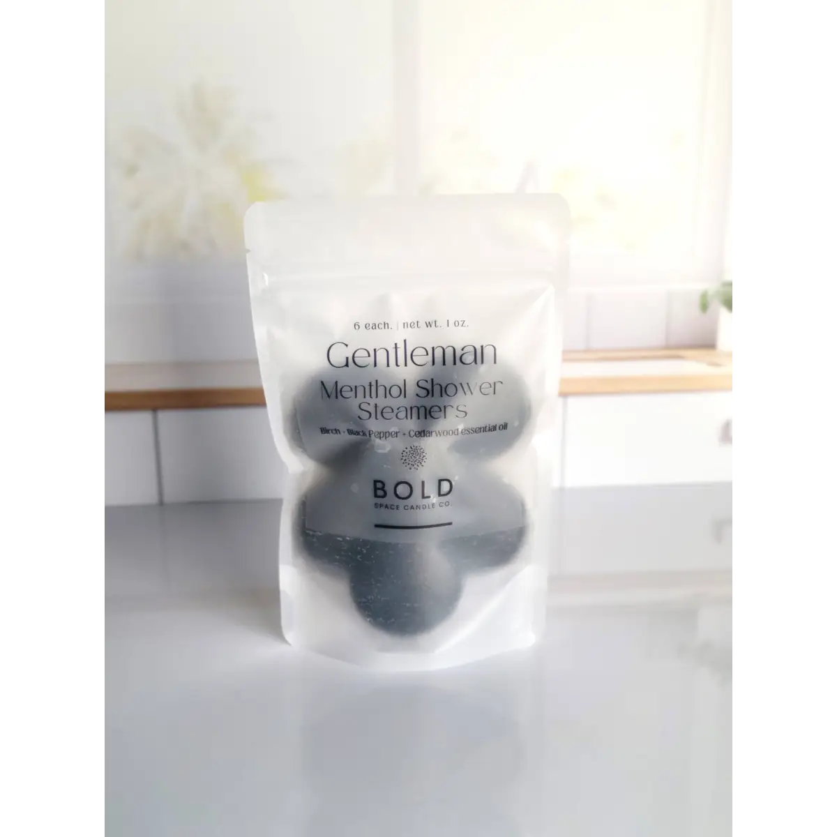 Shower Steamers – Gentleman - Birch Cedarwood - 6 pack - Bold Space Candle Co.
