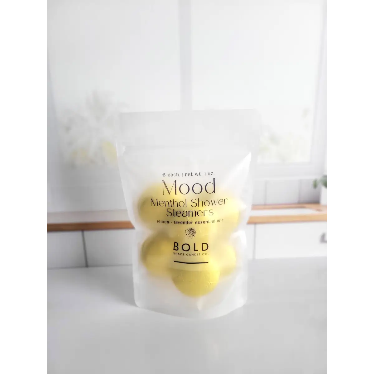 Shower Steamers – Mood - Lemon + Lavender - 6 pack - Bold Space Candle Co.
