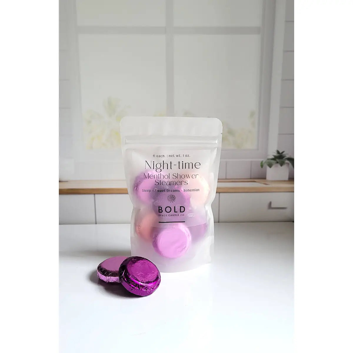 Shower Steamers – Night Time Collection - 6 pack 3 scents - Bold Space Candle Co.