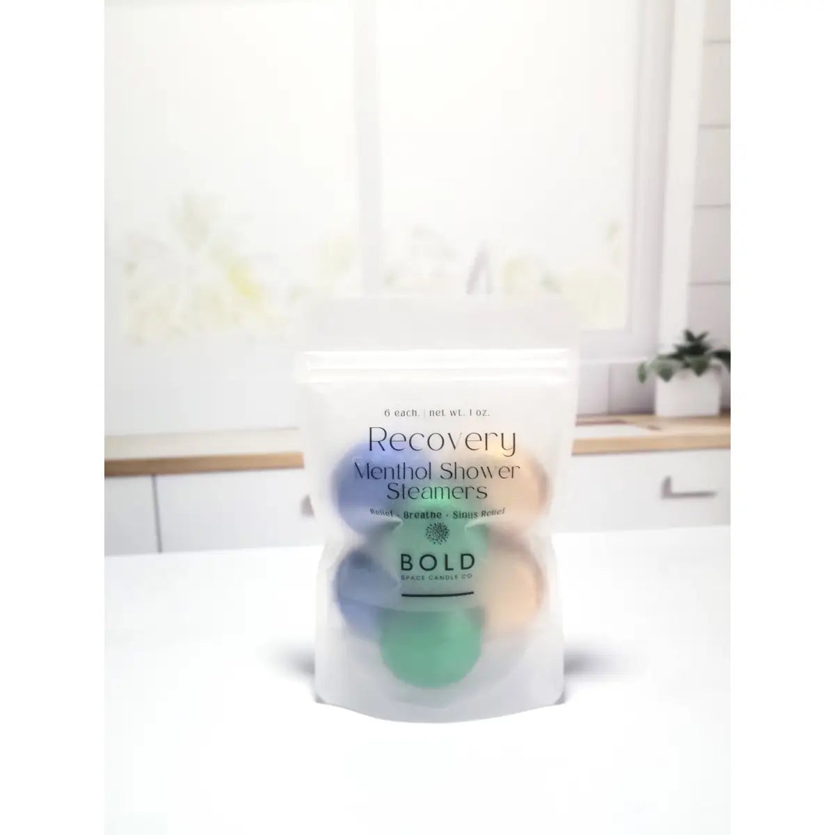 Shower Steamers - Recover Variety Pack – 6 pack 3 scents for Respiratory Support - Bold Space Candle Co.
