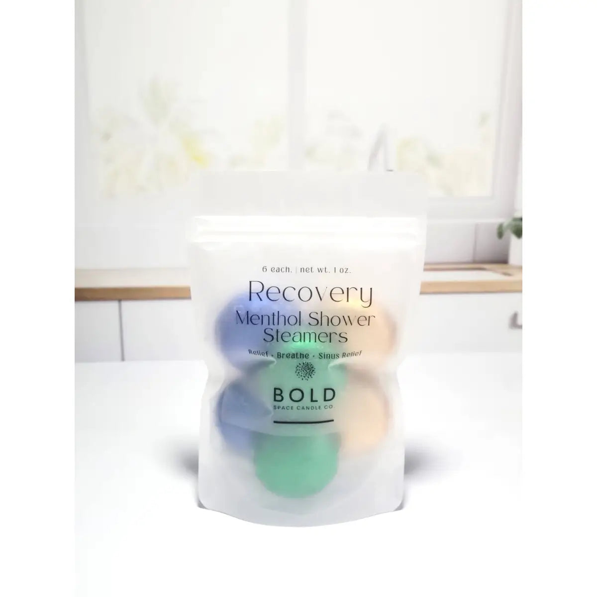 Shower Steamers - Recover Variety Pack – 6 pack 3 scents for Respiratory Support - Bold Space Candle Co.