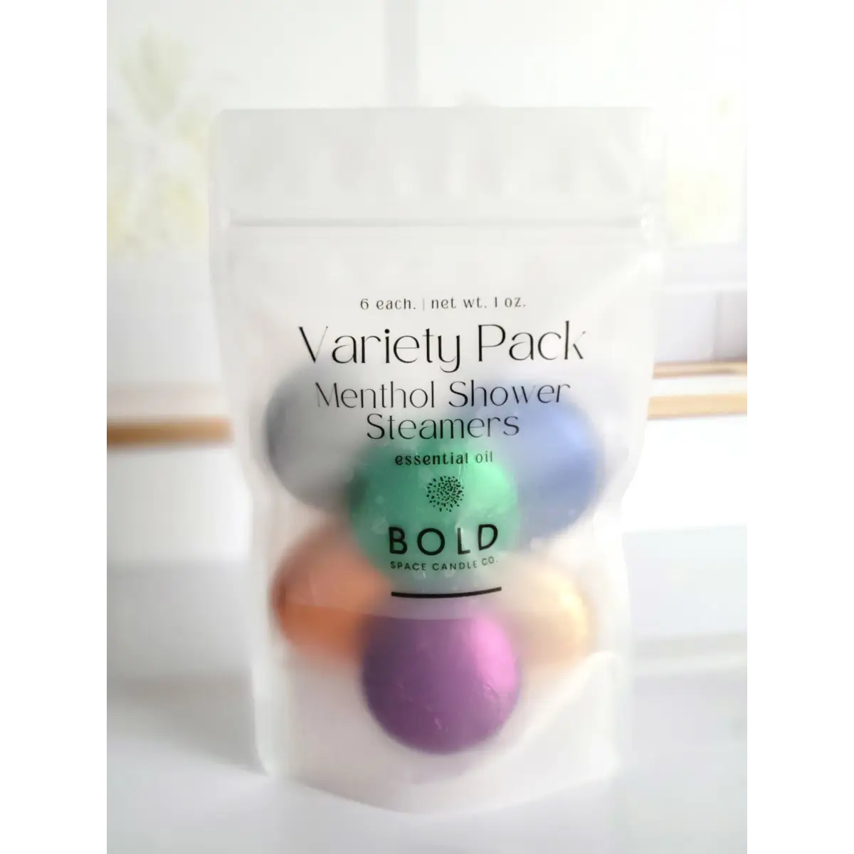 Shower Steamers - Variety Pack - 6 scents - Bold Space Candle Co.