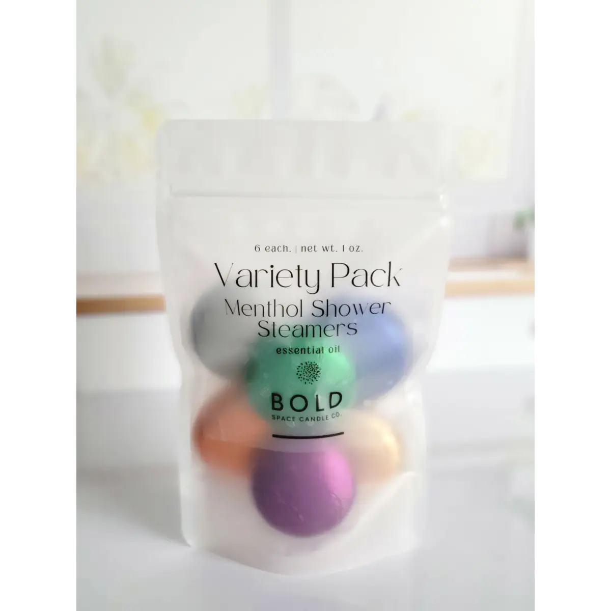 Shower Steamers - Variety Pack - 6 scents - Bold Space Candle Co.