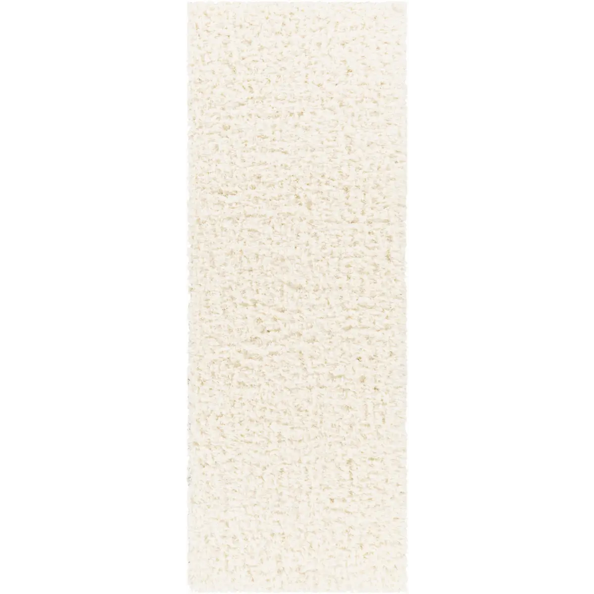 Siari Solid Cream Plush Rug - 2’7’’ x 7’3’’ Runner - Boutique Rugs