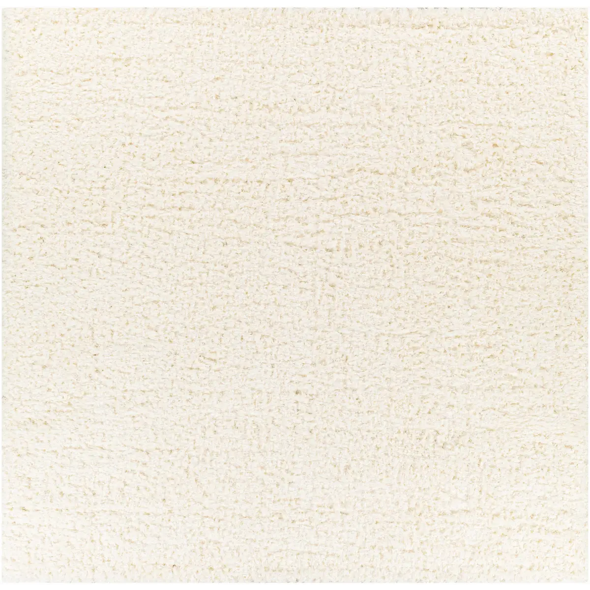 Siari Solid Cream Plush Rug - 7’10’’ Square - Boutique Rugs