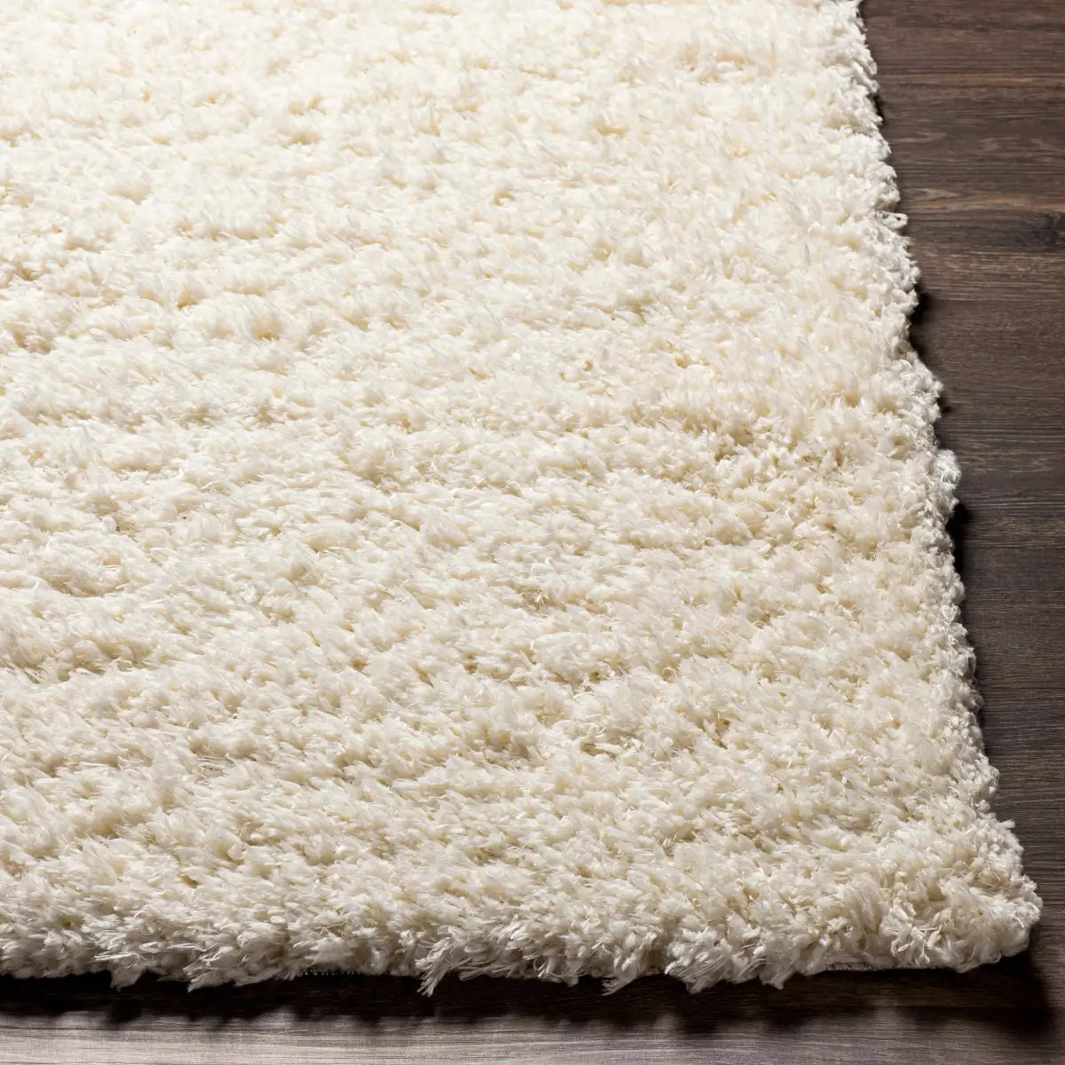 Siari Solid Cream Plush Rug - Boutique Rugs