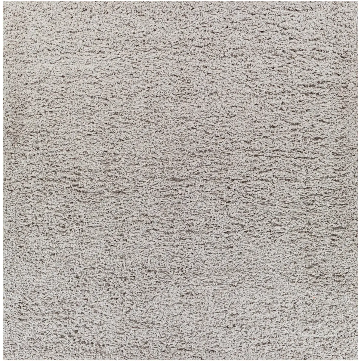 Siari Solid Medium Gray Shag Rug - 7’10’’ Square - Boutique Rugs
