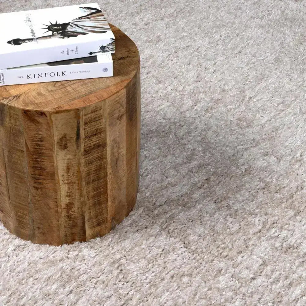 Siari Solid Oatmeal Shag Rug - Boutique Rugs