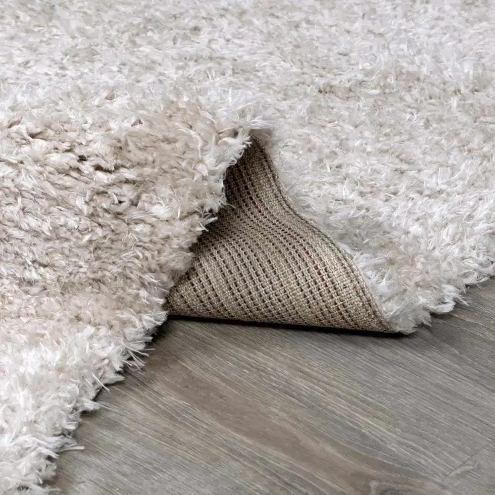 Siari Solid Oatmeal Shag Rug - Boutique Rugs