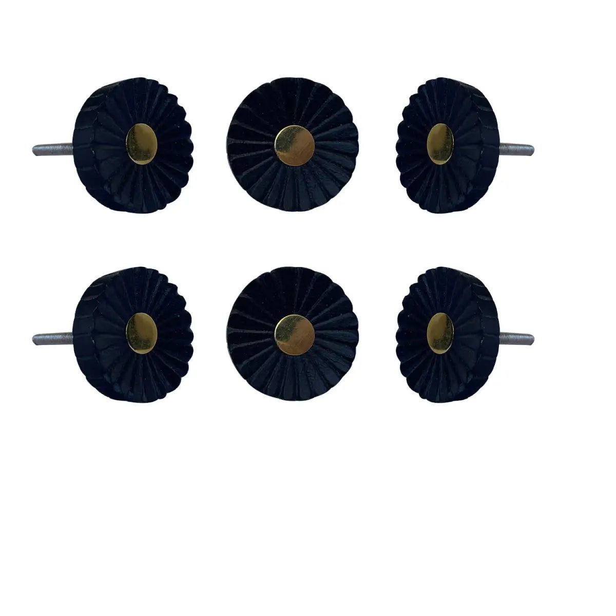 Siena Blue Wooden Knob (each) - Perilla Home