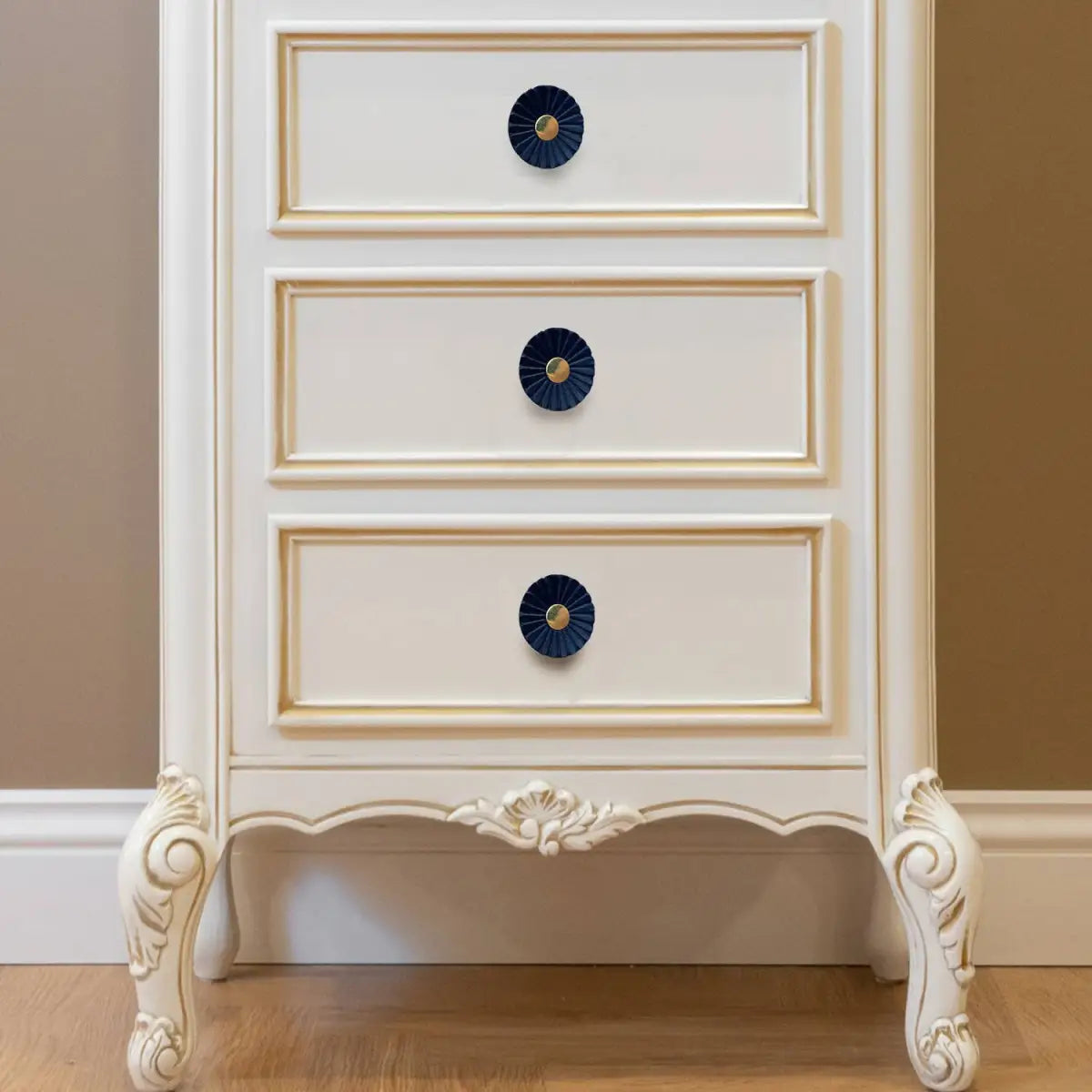 Siena Blue Wooden Knob (each) - Perilla Home