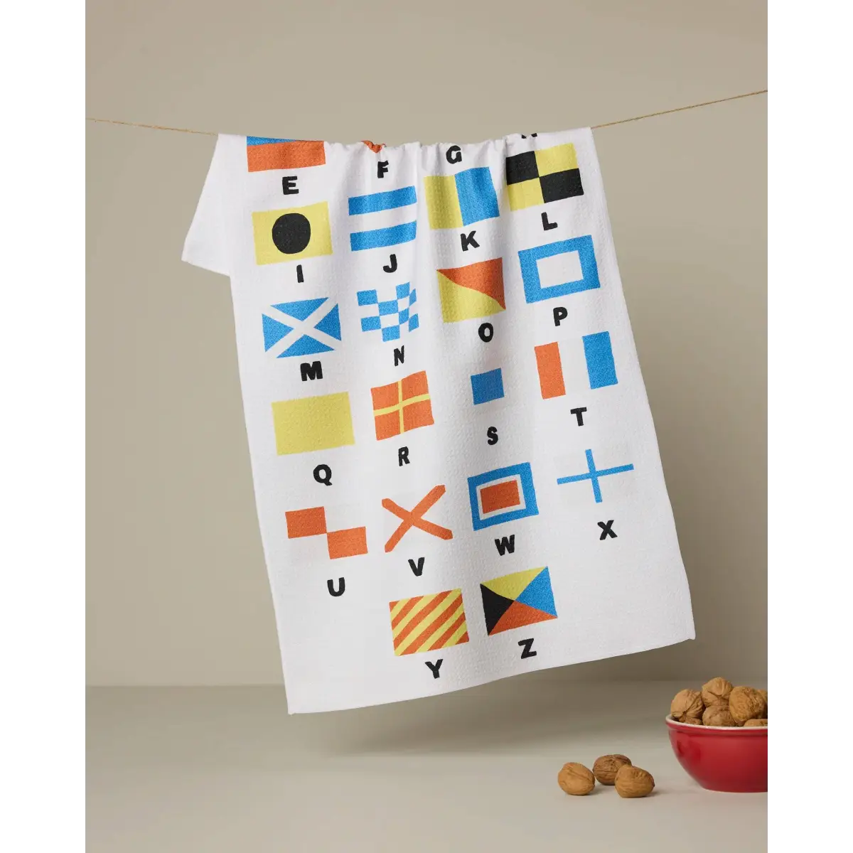 Kitchen Towel - Signal Flags - Geometry