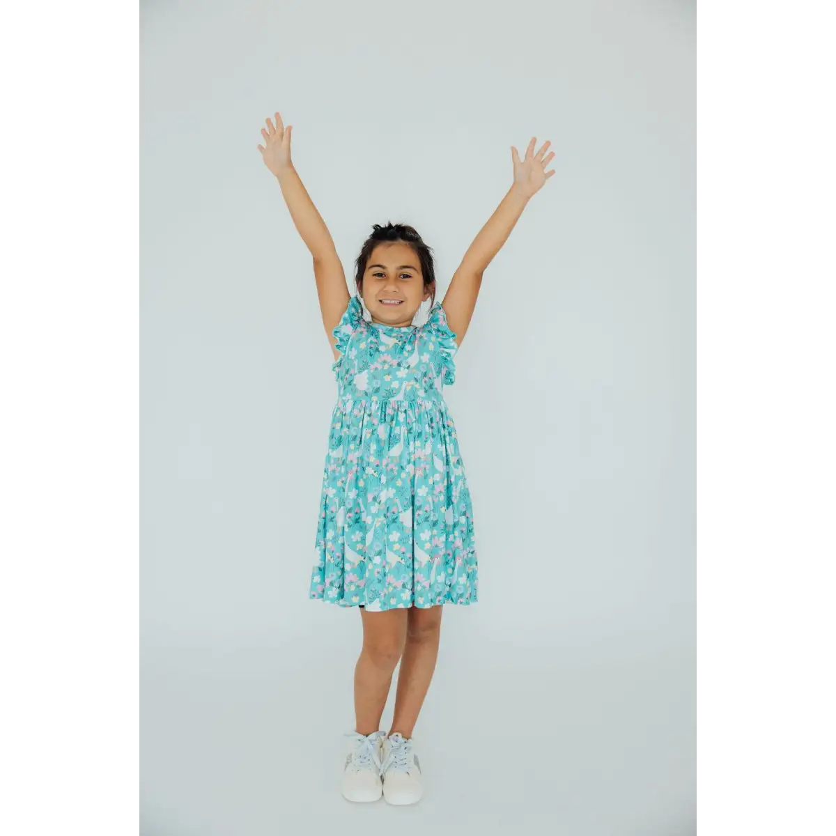 Silly Goose Flutter Sleeve Twirl Dress - Mila & Rose ®