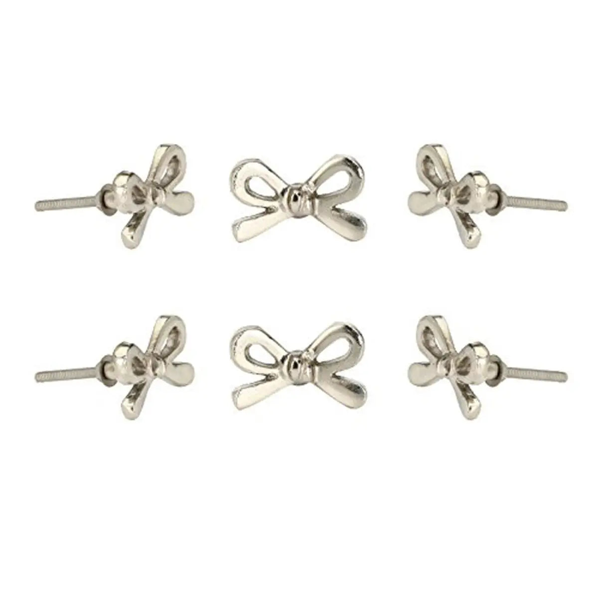 Silver Bow Knob (each) - Perilla Home
