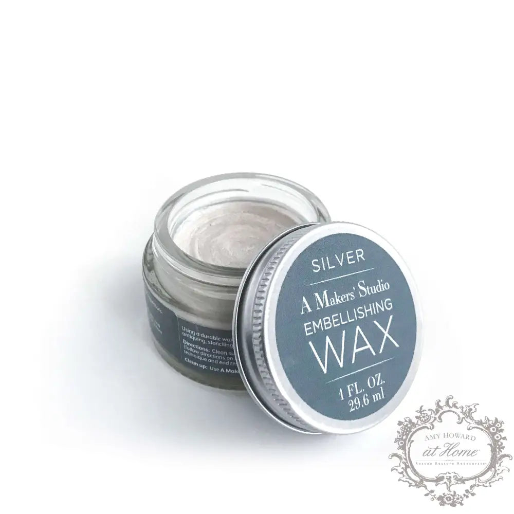 Silver Embellishing Wax - 1 oz. - Amy Howard At Home