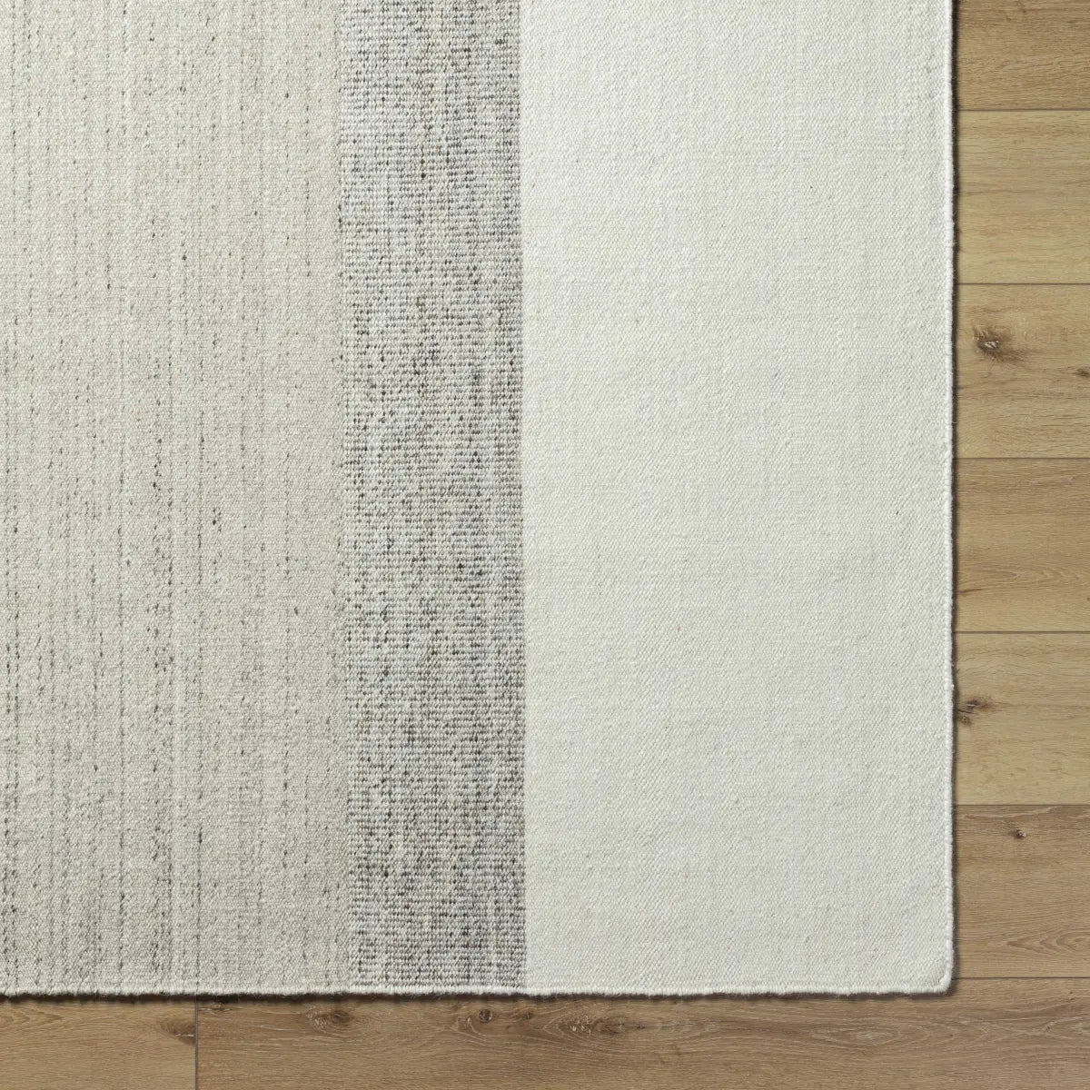 Silver Gray Ombre Wool Area Rug - Boutique Rugs