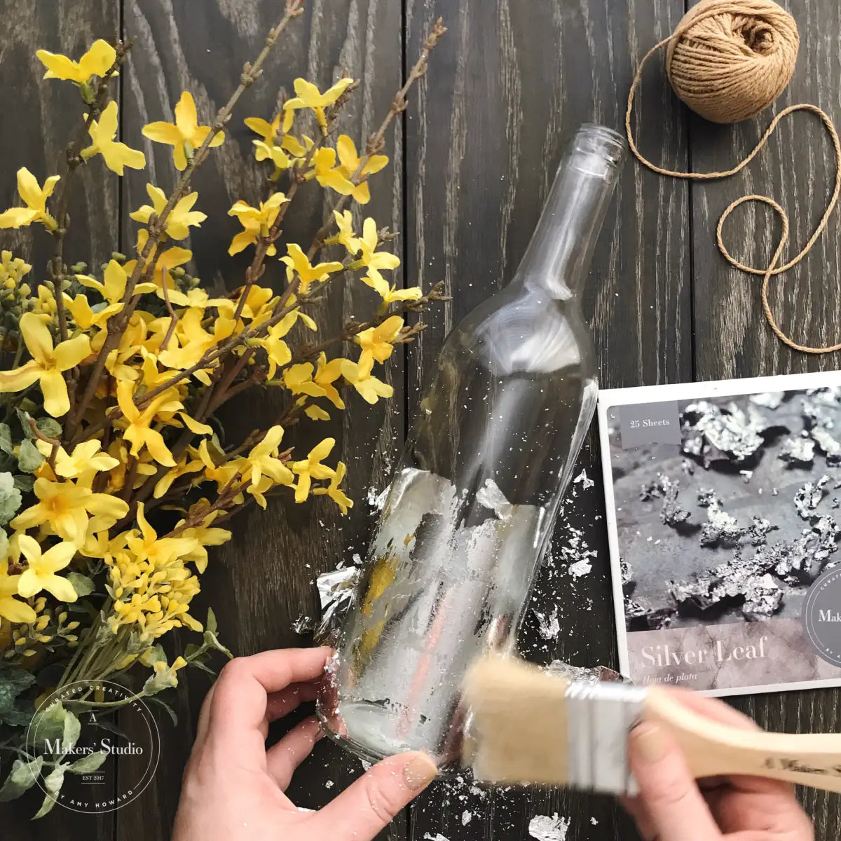 Silver Leaf Foil for Crafting or Painting - Amy Howard At Home