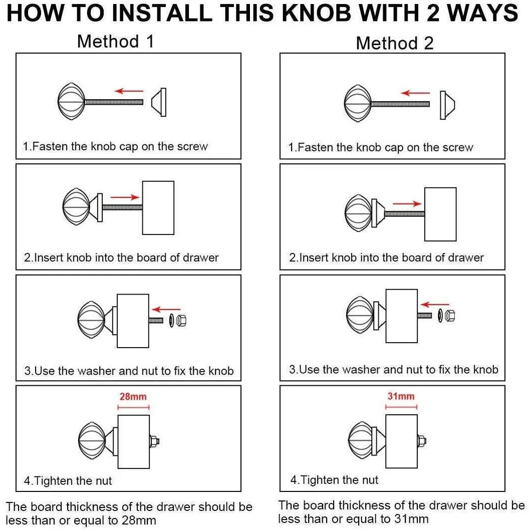 Silver Mercury Glass Knob (each) - Perilla Home