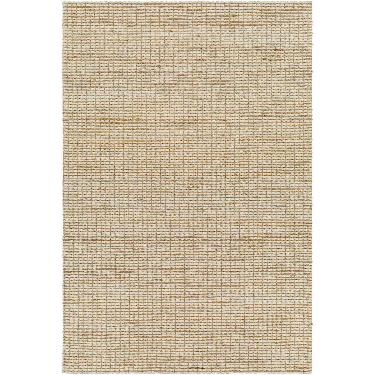 Simple Cream Jute Wool Blend Rug - 5’ x 7’6’’ Rectangle - Boutique Rugs