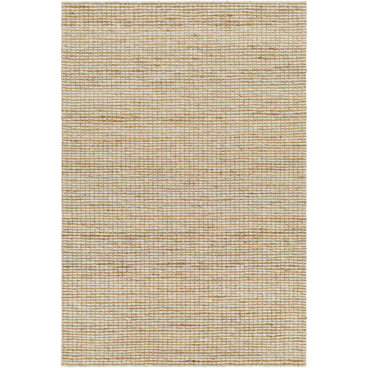 Simple Cream Jute Wool Blend Rug - 5’ x 7’6’’ Rectangle - Boutique Rugs
