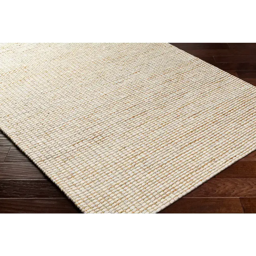 Simple Cream Jute Wool Blend Rug - Boutique Rugs