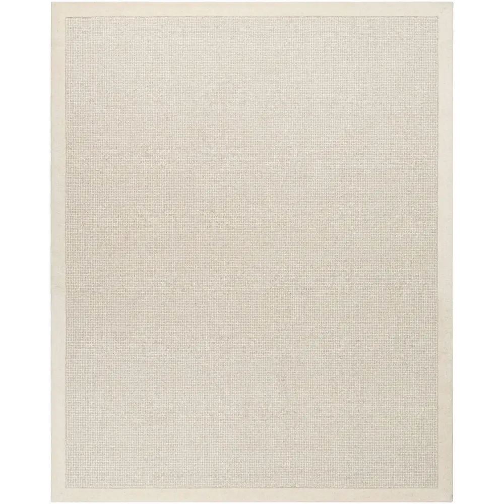 Simple Cream Wool Rug - 8’ x 10’ Rectangle - Boutique Rugs